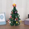 Рождественская елка 2025 года, детская, ручная работа, стерео, деревянная, рождественская елка, макет сцены, рождественские украшения, украшения, популярные