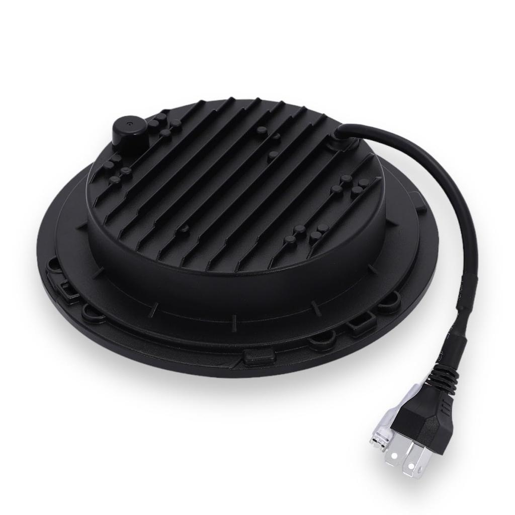 Kanoan LED Headlight with Squid Rings for Compatible with Genuine Daytime Running Projector Turn and Ring Universal Custom Parts 7-inch Wrangler,