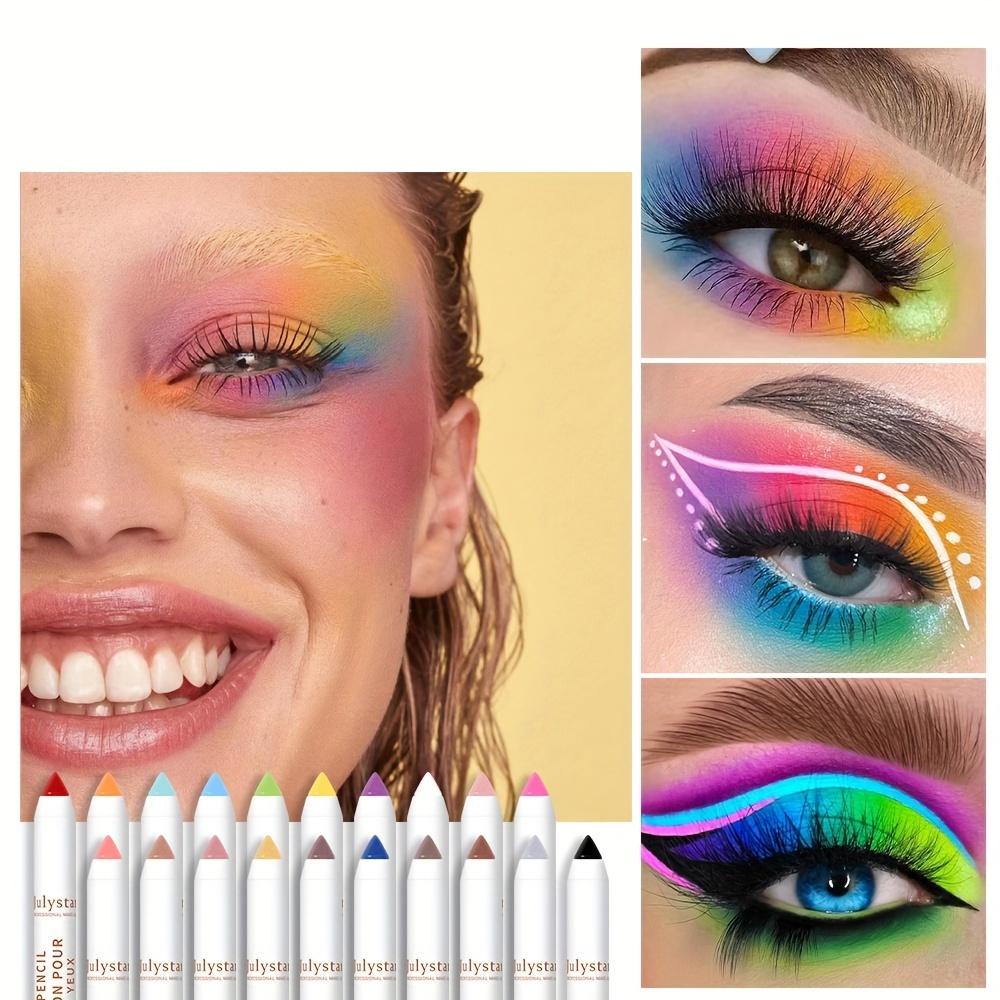 Halloween Polarized Monochrome Eyeshadow Stick Matte Micro Waterproof Lasting Sequins Eyeshadow Cosmetics