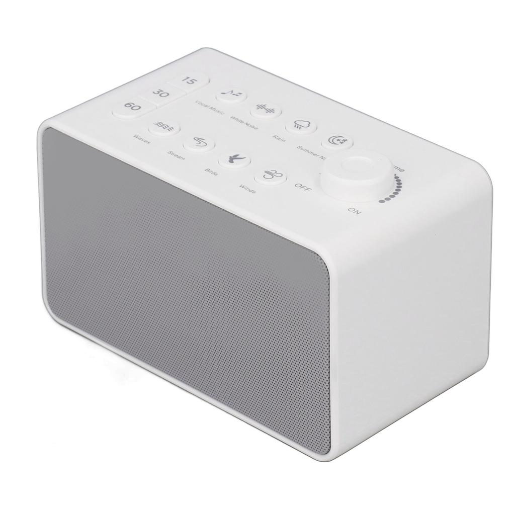 Машина для детского звука Белый шум Портативный Регулируемый хронометраж 3 передачи Многофункциональный успокаивающий звук