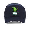 Cartoon eleUnisexts CACTUS Print Baseball Cap Lovely Girl Sun Hat Fashion Summer Unisex woUnisex Snapback Hats