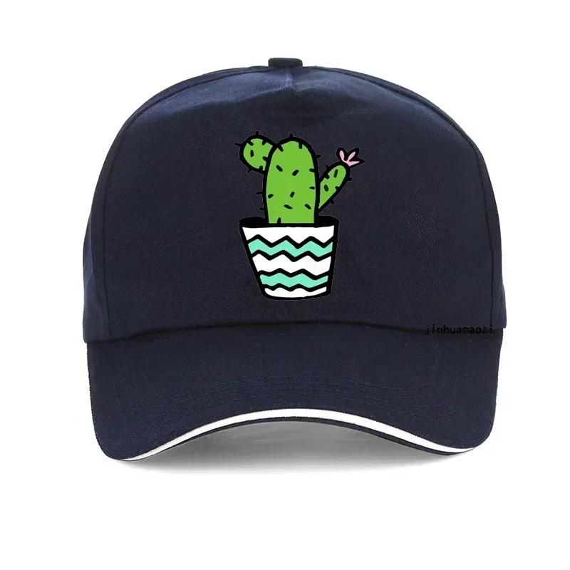 Cartoon eleUnisexts CACTUS Print Baseball Cap Lovely Girl Sun Hat Fashion Summer Unisex woUnisex Snapback Hats