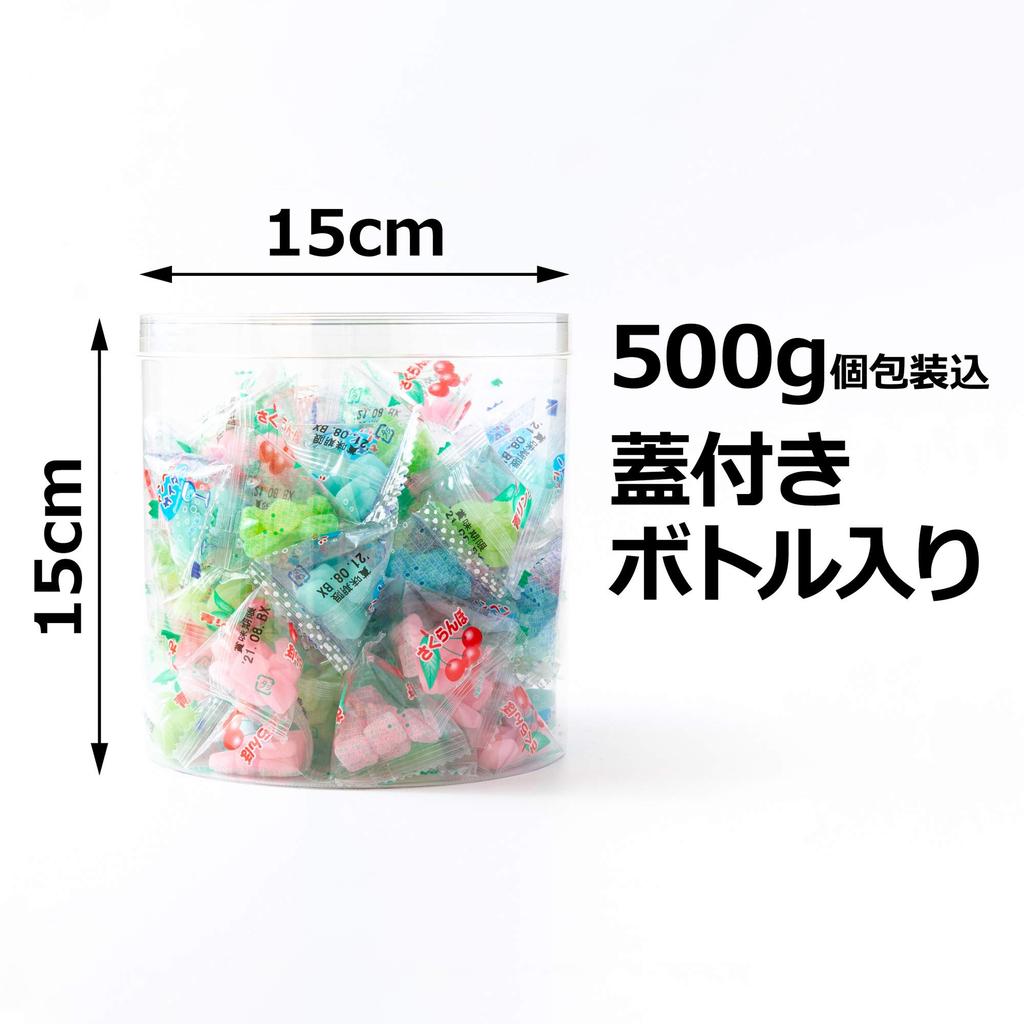 Mai Gum Commercial Cherry Mochi Gummy Assorted 3 Approximately 66 Large Individually Small Party Kobo, Snacks, Use, Candy, Types, Bottled, 500g,