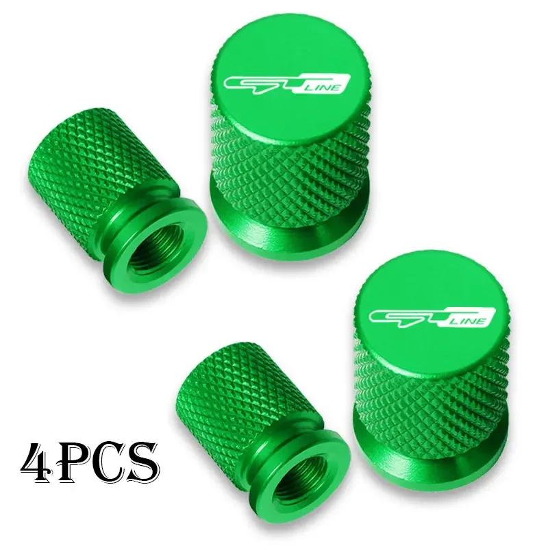 BTNPY1 For Kia GT Line Sportage Ceed Picanto K5 K4 K3 KX5 Stonic 4PCS Car Wheel Tire Valve Caps Tyre Stem Covers Airdust Waterproof
