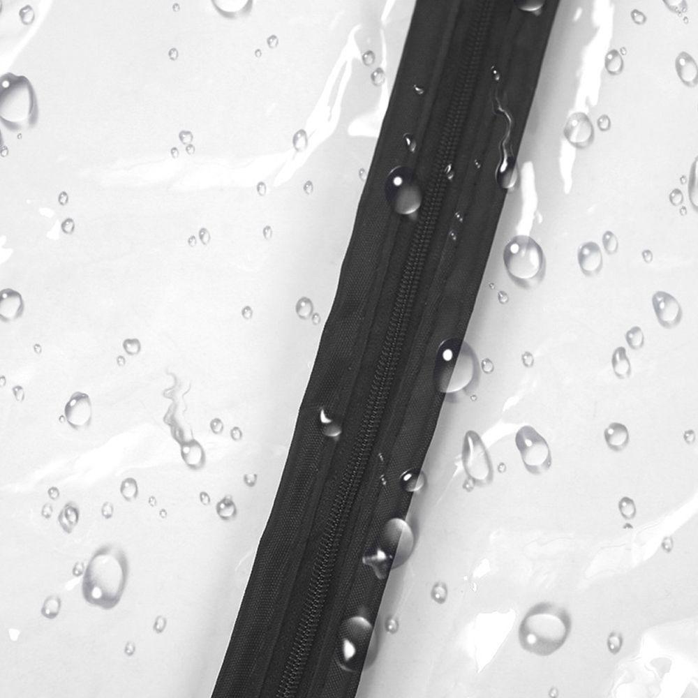 Открывающаяся на молнии Защита от пыли Ветрозащитный козырек для коляски Водонепроницаемый дождевик для коляски из ЭВА Дождевик для детской коляски