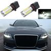 2pcs P13W White LED Bulb Fog Daytime Running Light DRL For A4 B8 Automotives Fog Light Bulbs For Mazda Cx-5 2013-up