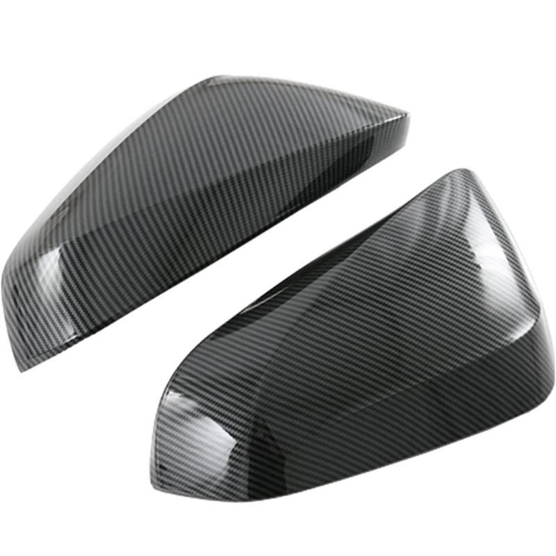 2Pcs Rearview Side Mirror Covers Cap For Lexus NX 250 350h 450h Right Hand Drive RHD Carbon Fiber Gloss Black White