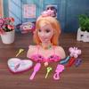 Fun Half Body Makeup Hairstyle Doll Mannequin Head Pretend Play Princess Dressing Engaging Learning Toy Beautiful Girls