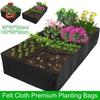 1/4/8 Grids Planting Container Breathable Garden Planting Bed Portable Garden Planters Bag  Flowers