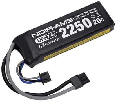 Noir AM3 LiPo 2250mAh Mini S совместимый размер Спецификация разъема нового поколения GFG911 подлинный 7.4V [Японский продукт]