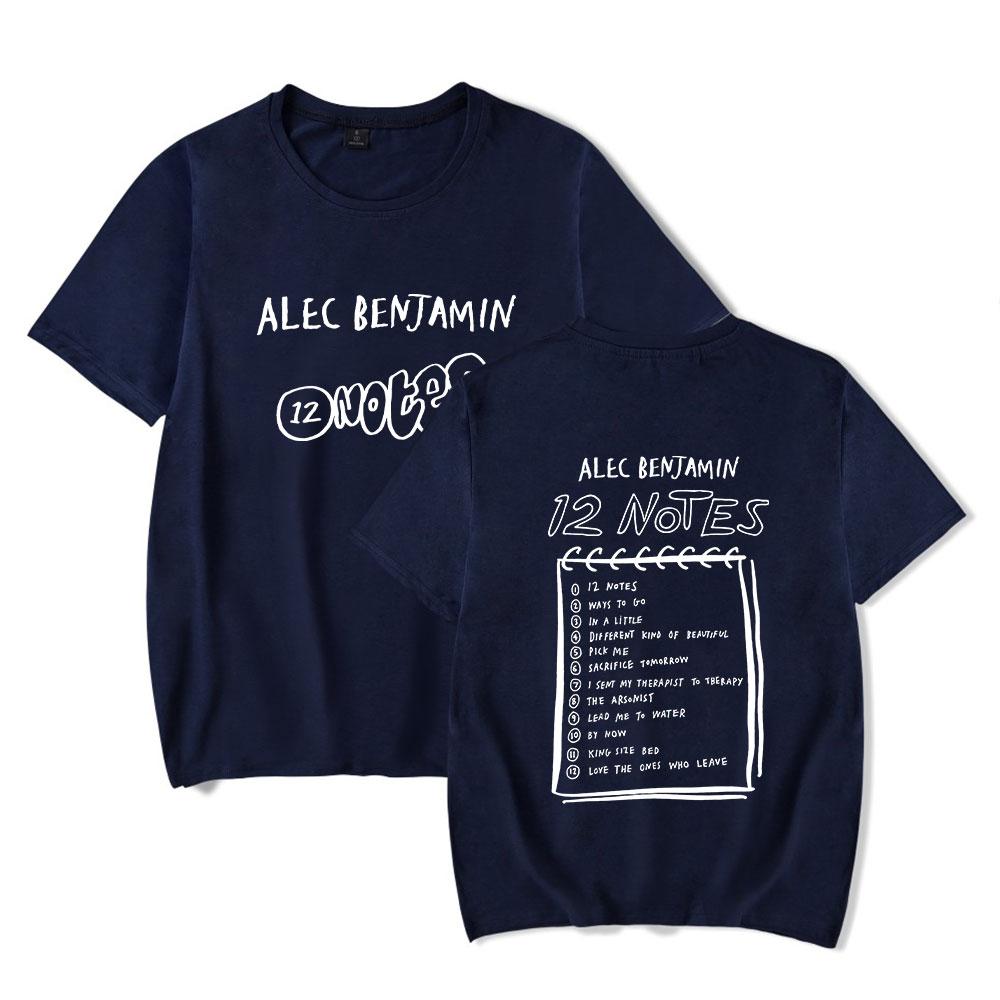Мода для поклонников Alec Benjamin Женские Мужские Повседневные Футболки с Принтом с Коротким Рукавом