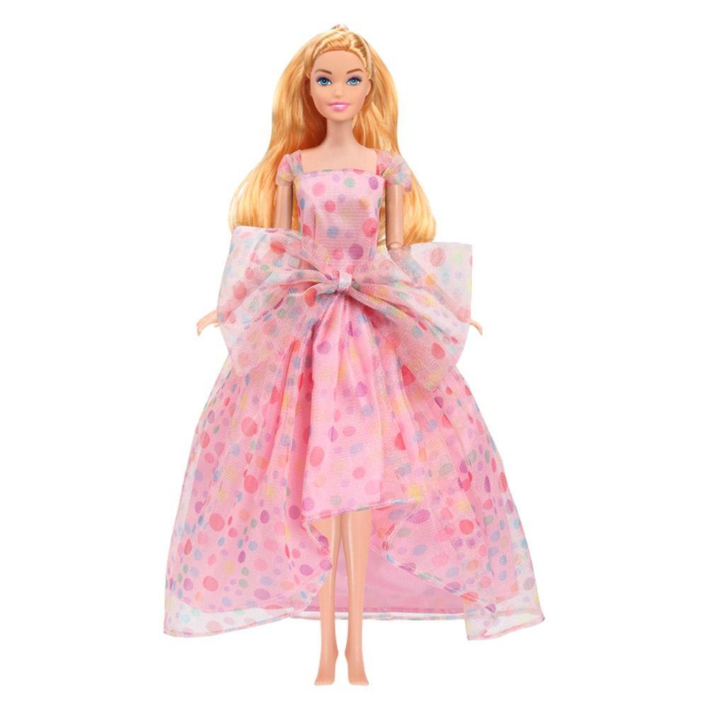 Новейшее кукольное свадебное платье, модные кукольные цветочные платья 2024 года, подарок для девочки, кукла 30 см