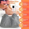 EU Electric Foot Warmer Pad - Detachable Heating Mat with Adjustable Warmth & Auto Power-Off for Home Office Use