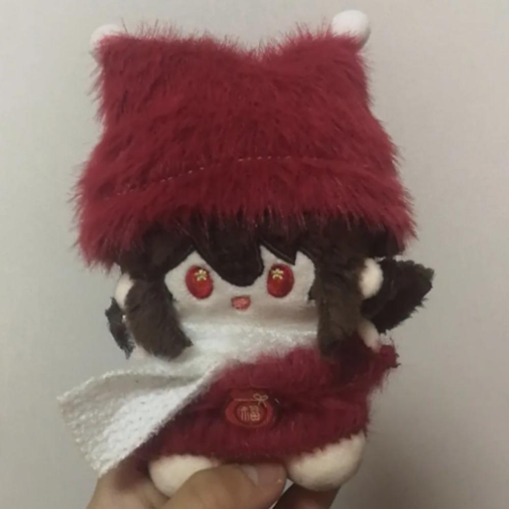 Шляпа Одежда для куклы Наряд Футболка Набор для переодевания куклы Одежда для хлопковой куклы 10 см Детский подарок