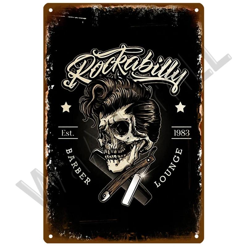 Парикмахерская Ретро Паб Бар украшения жестяная вывеска потертый шик домашний декор доска металлическая вывеска настенный постер винтажный декор искусство винтаж