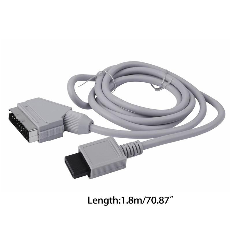 1,8 м RGB Scart Видео ТВ AV Шнур Кабель для Видео Игры