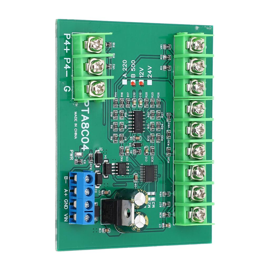 4 Channel PT100 RTD RS485 Temperature Sensor Board Temp Acquisition Module Resistance Collector