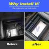 Car Center Console Armrest Organizer Tray Box Trim For Toyota Sienna 2011-