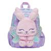 Australia Smiggle 3D Cartoon Plush Angel Rabbit School Bags for Kindergarten Grade 1-2 Students Book Bag Cute Sweet Children Outdoor Leisure Backpacks