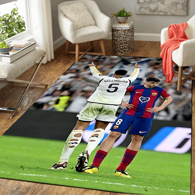 1pc Brazilian Football Star Endri Rug, Office Carpet Indoor Outdoor Entrance Doormat, Non-Slip Soft And Comfortable, Living Room. DT707082