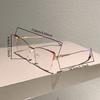 Oversized Cat Eye Glasses Women  New Stylish Vintage Blue Light Blocking Eyewear Fashion Design Decorative Eyeglasses