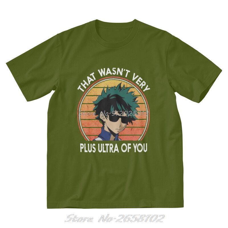 Boku No Hero Academia Tshirts Unisex Casual Tees Top 100 Cotton T Shirt Short Sleeve Mha Anime Unisexga Izuku Midoriya Deku Tshirts