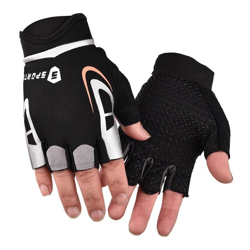 Fitness Cycling Gloves Half Finger Men's and Women's Non-slip Breathable Thin Equipment Gym Exercise Outdoor Sports Gloves