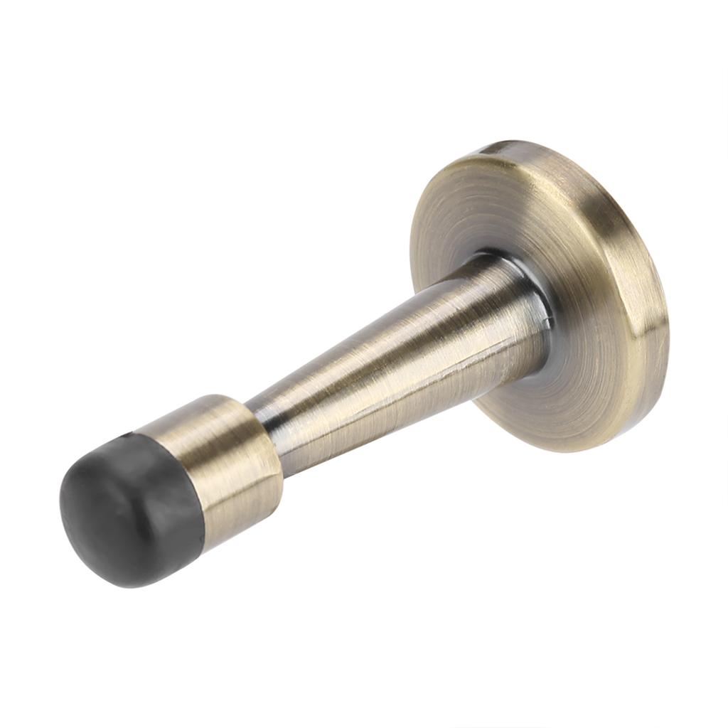 Zinc Alloy Rubber Anti Collision Door Stopper Holder Home Hotel Office Accessory