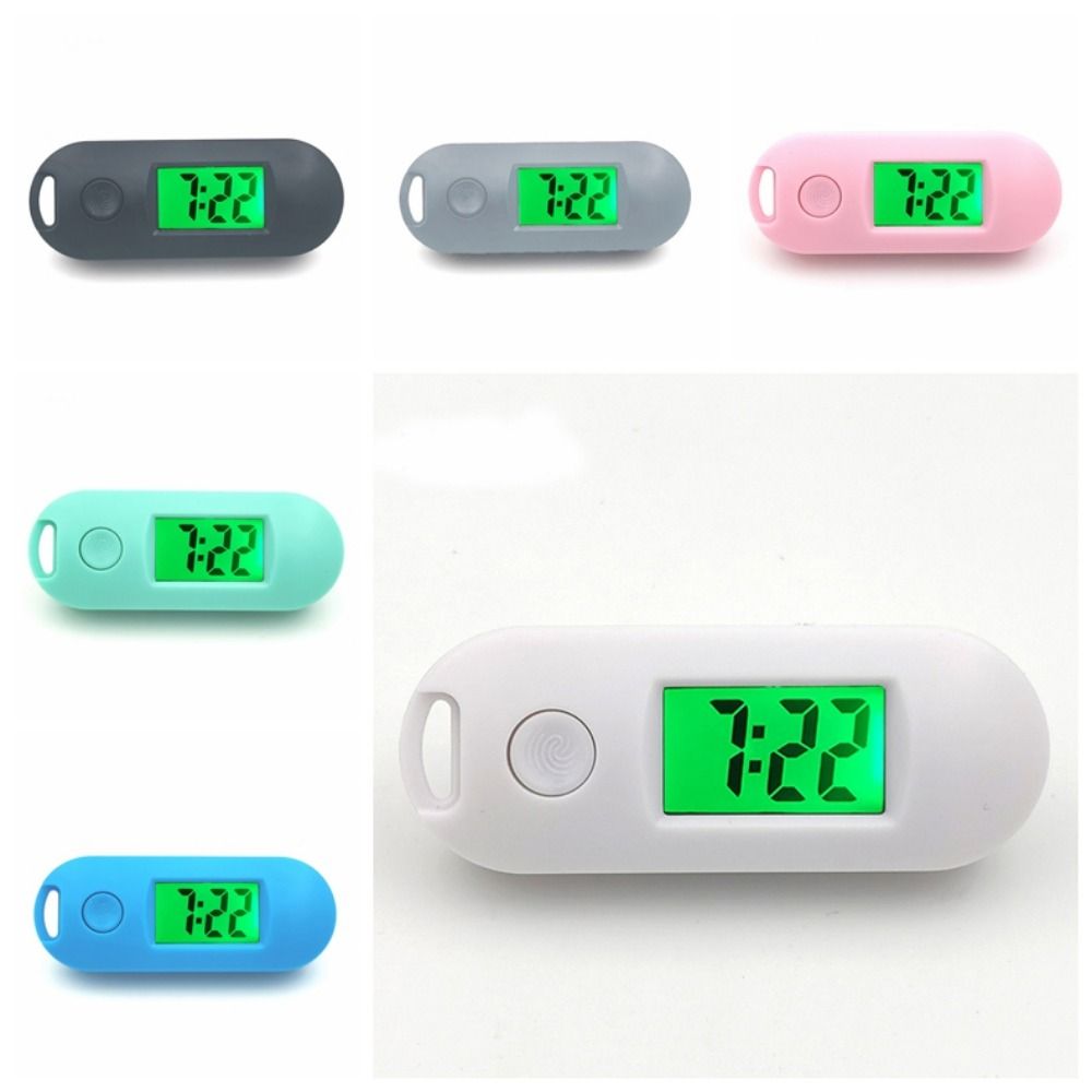 Luminous Electronic Watch Keyring Key Display Mini LED Digital Clock Kids