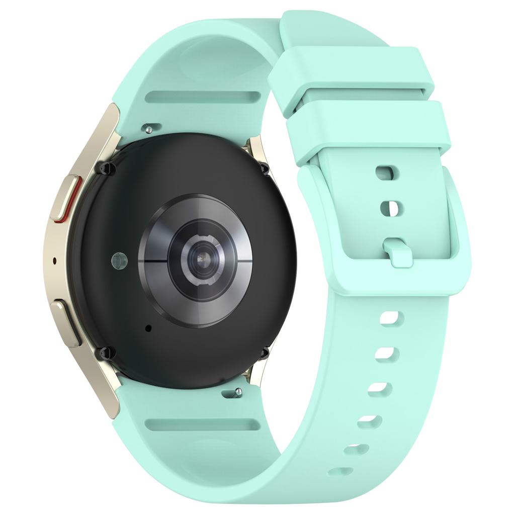 Силиконовый ремешок для часов для Samsung Galaxy Watch FE 40мм/Watch6 40мм/44мм/Watch6 Classic 43мм/47мм с цветной застежкой