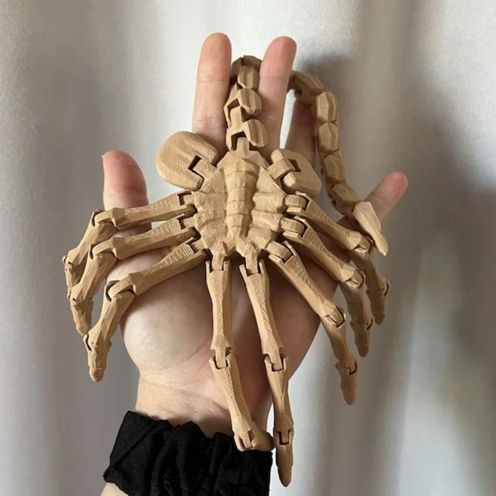 for Creative Collection Alien Facehugger Model With Flexible Joints Animal Model