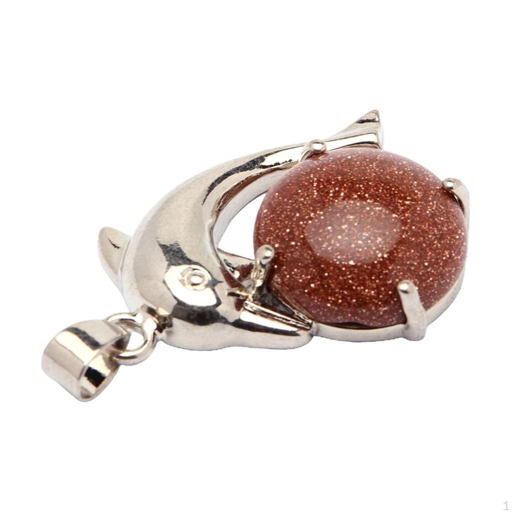 Dolphin Necklace Pendant Durable Keychain DIY Decoration Costume Jewelry Gifts for Party Valentine's