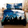 Beautiful Dancer Duvet Cover Set King Queen Full Size 3D Dance Under Moon Elegant Polyester Comforter Cover For Boy Girl Teens