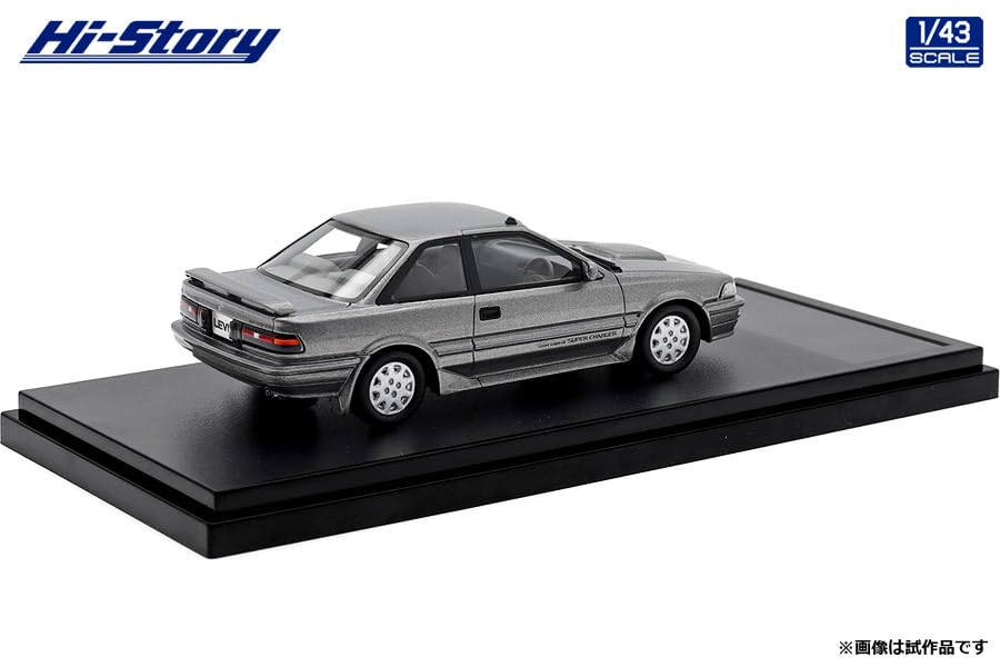 Привет история 143 Toyota Corolla Levin GT-Z (1987) Серый металлик Готовый продукт