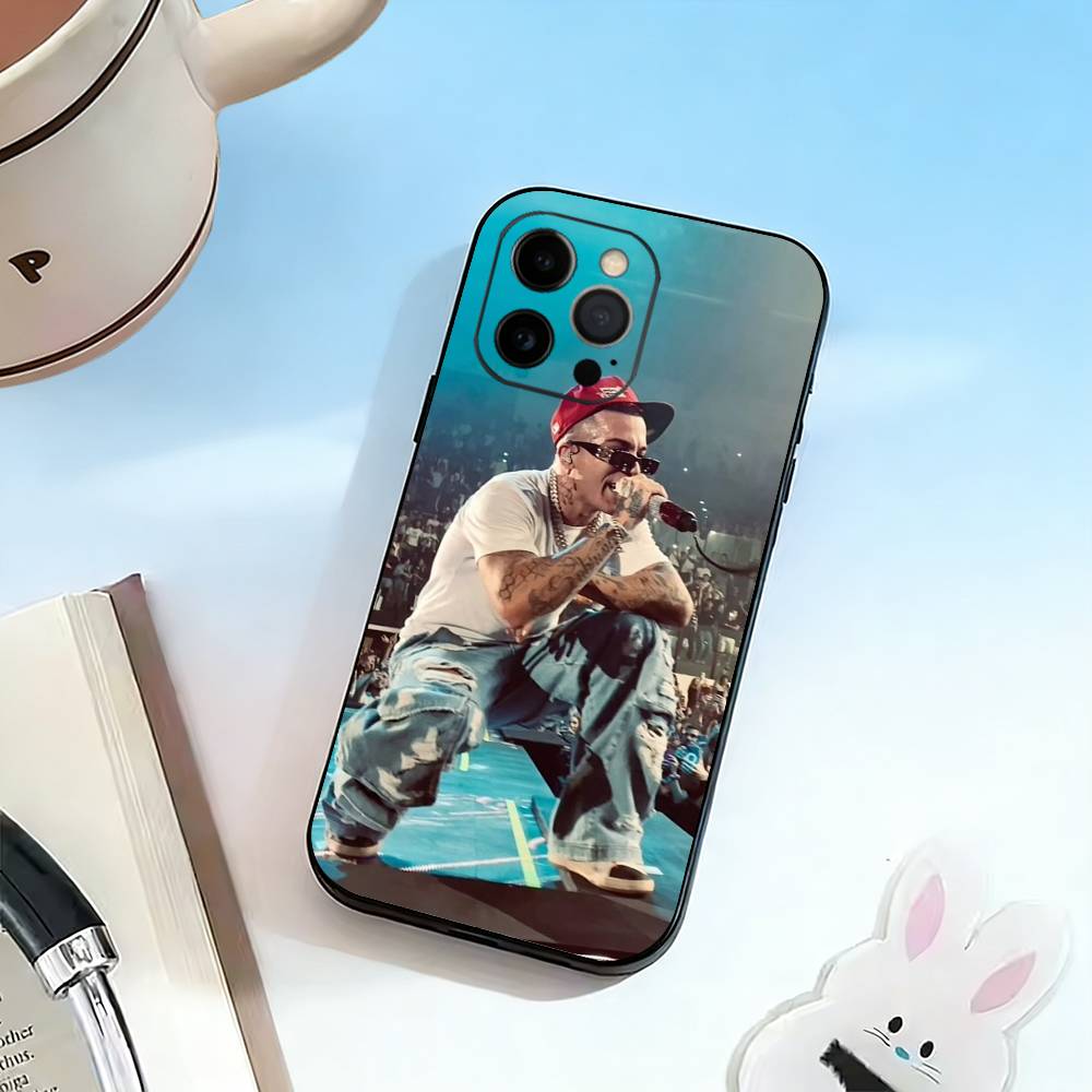 Singer Sfera E-Ebbasta Phone Case For iPhone 17, 16,15,14,13,12,11 Plus,Pro Max, Others Soft Black Cover