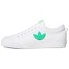 Nizza Trefoil White Signal Green Unisex Sneakers Footwear-White FX8354