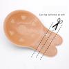 1 Pair Rabbit Ear Reusable Silicone Bust Nipple Cover Pasties Stickers Breast Adhesive Invisible Bra Lift Tape EMA