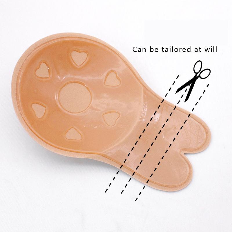 1 Pair Rabbit Ear Reusable Silicone Bust Nipple Cover Pasties Stickers Breast Adhesive Invisible Bra Lift Tape EMA