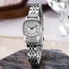Fashion Women Square Roman Dial Watch Simple Design Quartz Watch Luxury Stainless Steel Wristwatch Dropshipping Relgio Feminino