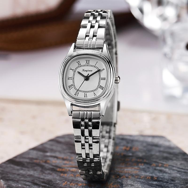 Fashion Women Square Roman Dial Watch Simple Design Quartz Watch Luxury Stainless Steel Wristwatch Dropshipping Relgio Feminino