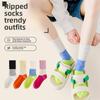5 пар женских весенне-летних носков в стиле «индивидуальный подбор цвета» в наборе Tube Stack