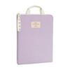 Iconic Courtney A4 Laptop Pouch, LAVENDER