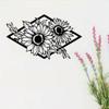 Charming 1pc Metal Sunflower Decor - Love Sign for All Occasions. A Delightful Addition To Home Decor On Various Occasions.