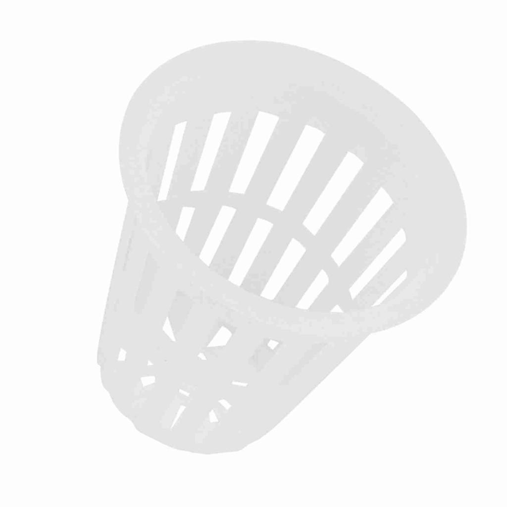 10pcs/Set Durable Safe Plastic Hydroponic Basket Cup for Garden Balcony Planting(White)