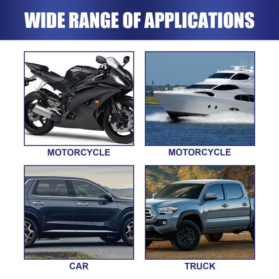 Автомобильные пластиковые детали Refurbish Agent Scratch Remover Длительная защита Easy Applicator Car