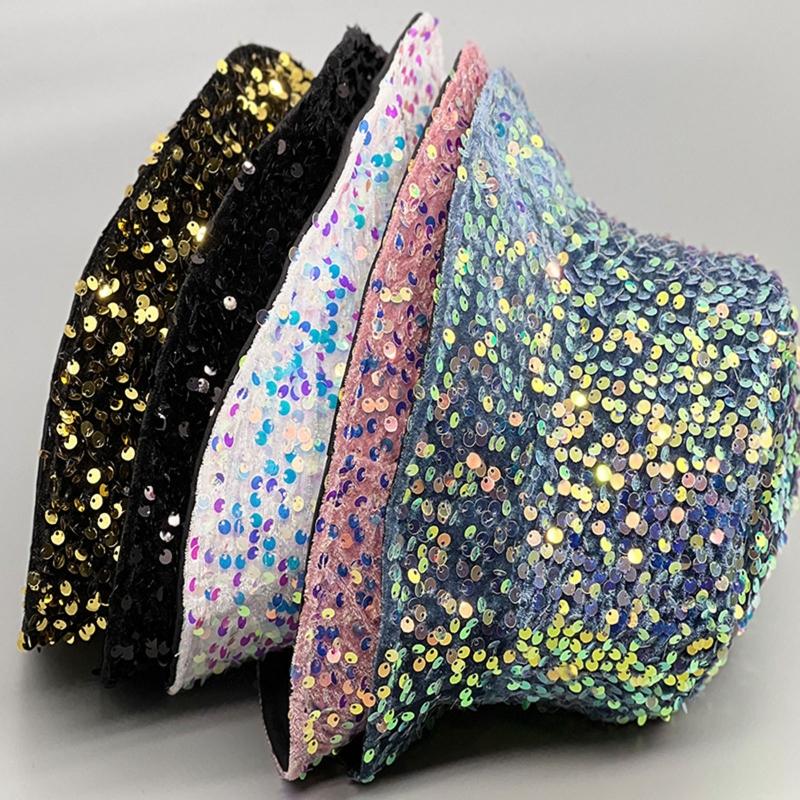 Для шляпы-ведра с пайетками Dazzle Color, многоцветной, подходящей ко всему, шляпы-ведра с широкими полями, крутой летней дышащей рыбацкой кепки, унисекс