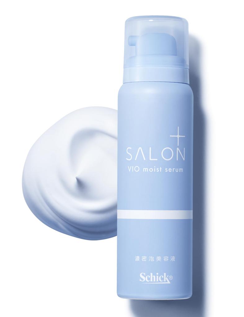 Schick Salon Plus Dense Foam Serum vio Увлажняющая сыворотка для деликатной зоны после бритья с черными точками VIO