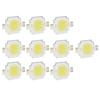 10PCS COB Light Source 10W  6500K Integrated LED Chip 12V 700mA for DIY Lamp Accessories Pure White Light