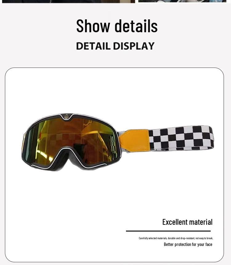 Популярные ветрозащитные и пескозащитные мотоциклетные очки для езды – совместимы со шлемами для бездорожья и Harley