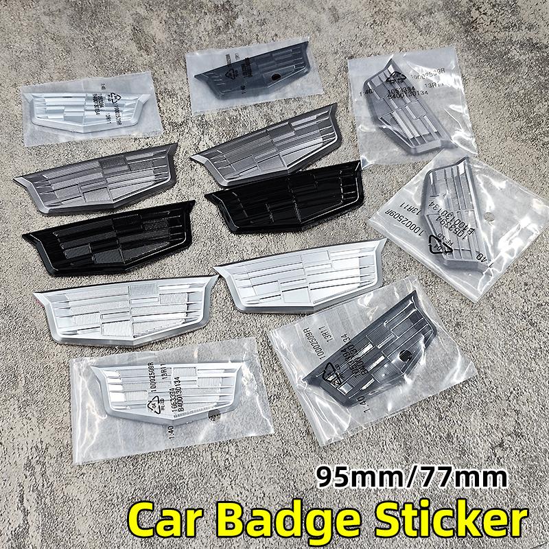 For Cadillac Escalade CTS DTS STS XTS ATS BLS SLS Deville CT5 CT6 XT5 XT6 1Pcs Car Side Window Body Stickers ABS Badge j14 Decals